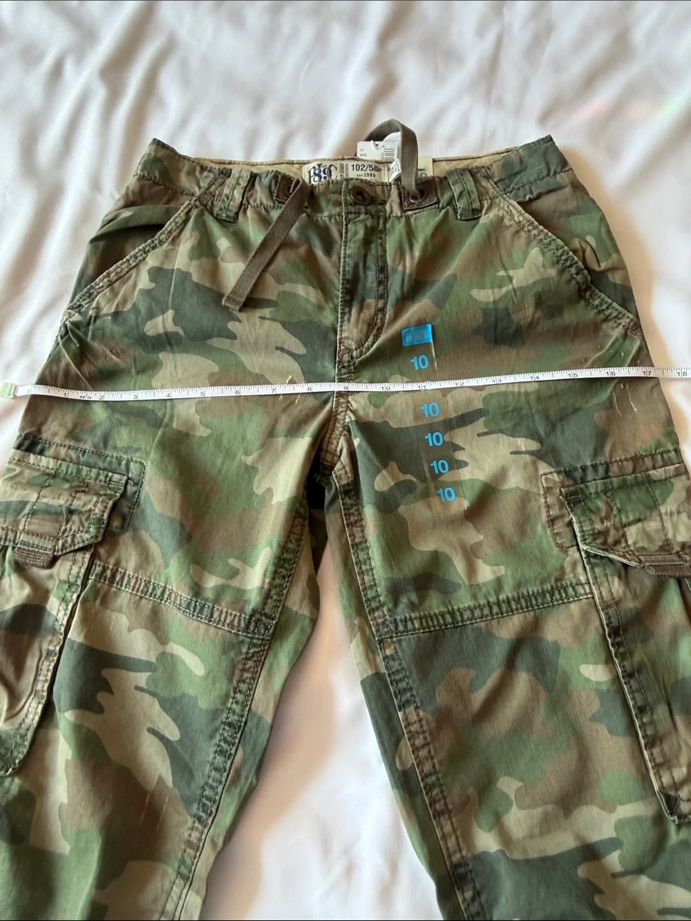 The Children's Place Green Camo Cargo Sweatpants